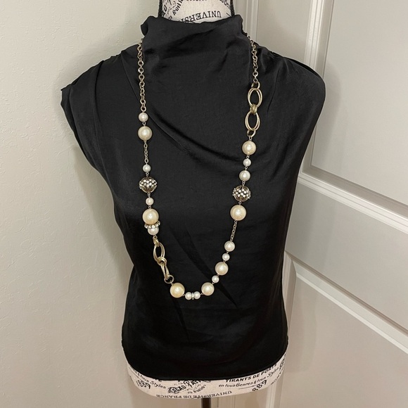 Astr Black Blouse Size Large